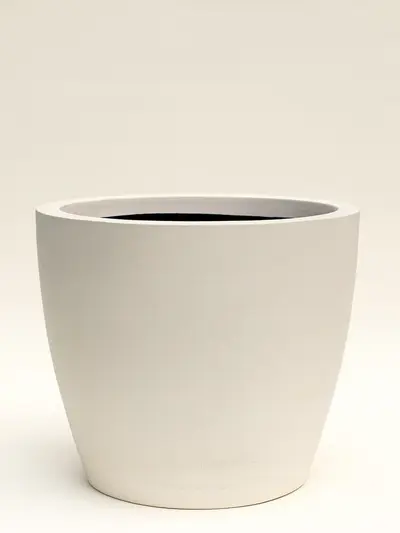 Manolya Beton Saksı No 3  Ø37cm Beyaz -  Saksilar - Lalezar Botanik